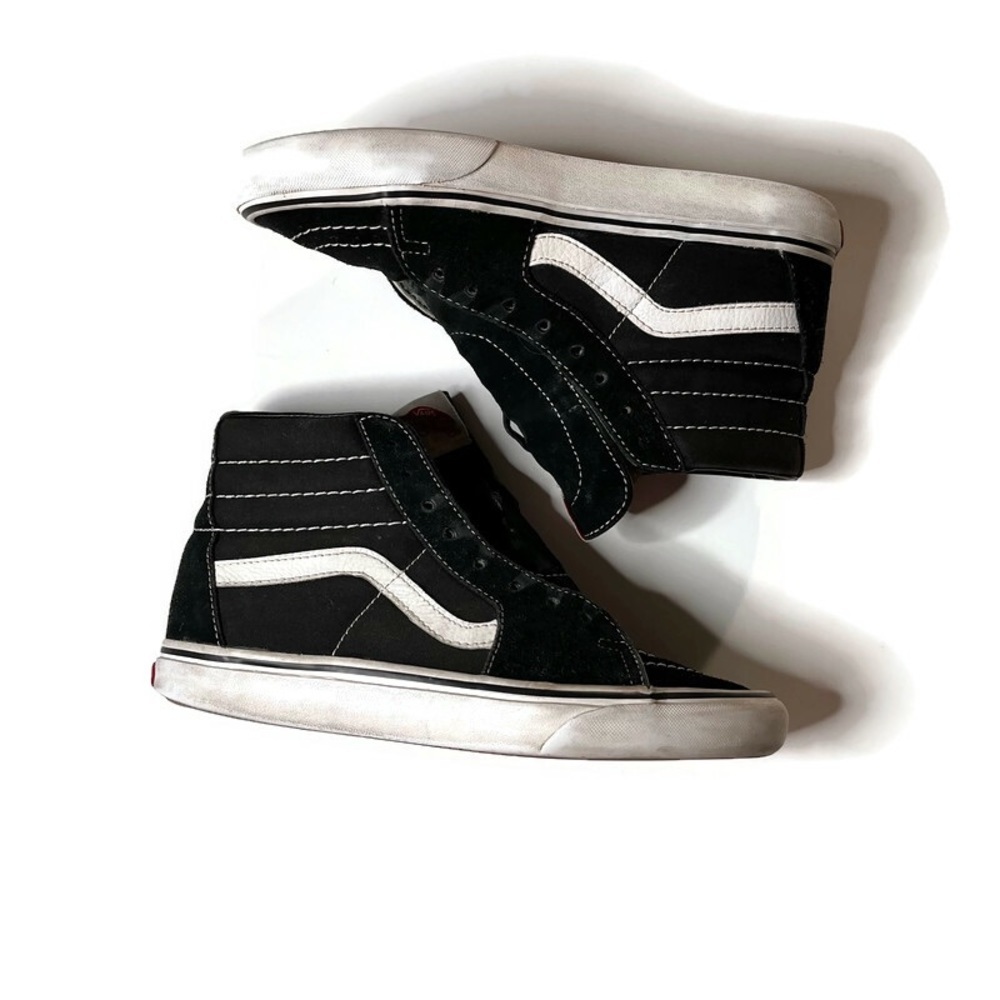 Vans black and white SK8-HI Shoe size 8